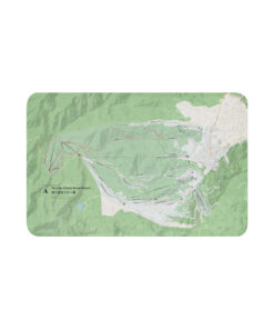 Nozawa Onsen ski resort map blanket small size – Japan ski map